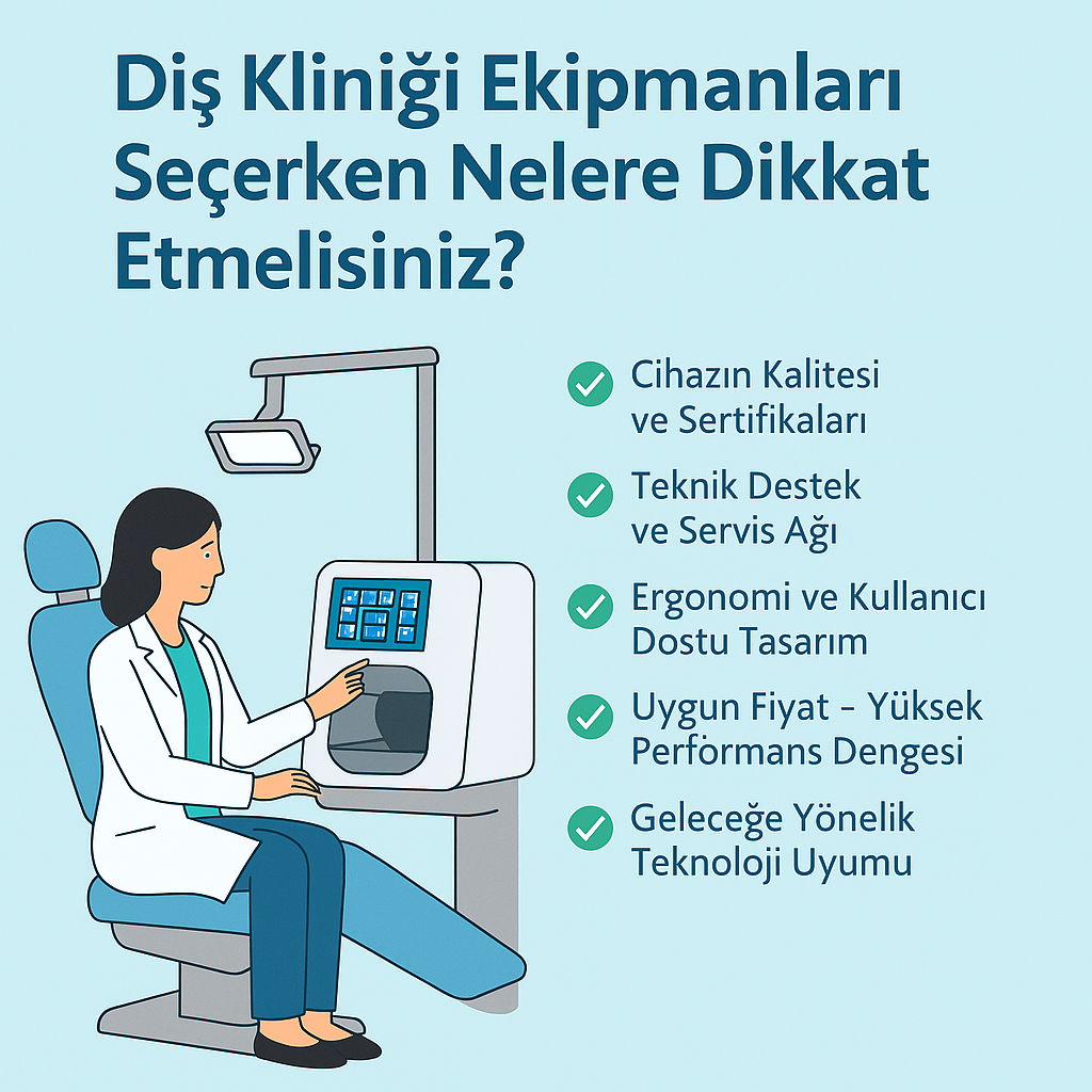 Diş Kliniği Ekipmanları Seçerken Nelere Dikkat Etmelisiniz? – Arge Dental Denizli’den Uzman Tavsiyeler